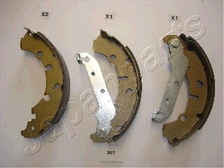 Set saboti frana puntea spate (GF307AF JAPANPARTS) MAZDA