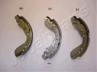 Set saboti frana puntea spate (GF493AF JAPANPARTS) HONDA