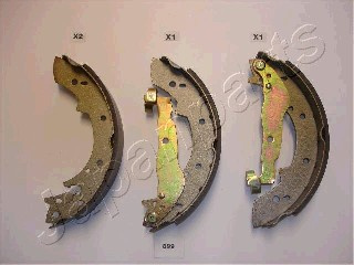 Set saboti frana puntea spate (GF899AF JAPANPARTS) SUZUKI