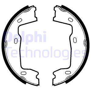 Set saboti frana puntea spate (LS1381 DELPHI) CHEVROLET,OPEL,SAAB,VAUXHALL