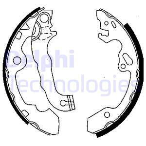 Set saboti frana puntea spate (LS1850 DELPHI) FORD