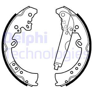 Set saboti frana puntea spate (LS2039 DELPHI) TOYOTA