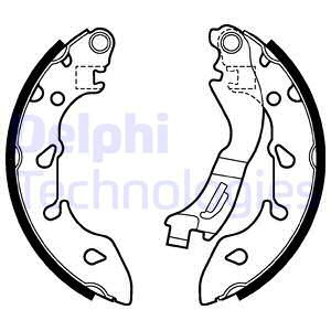 Set saboti frana puntea spate (LS2047 DLP) CHEVROLET,FIAT,FORD