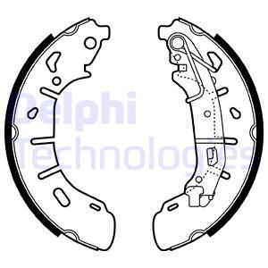 Set saboti frana puntea spate (LS2050 DLP) FIAT,OPEL,VAUXHALL