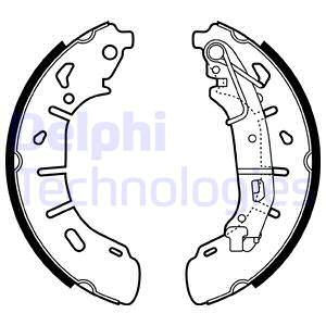 Set saboti frana puntea spate (LS2050 DLP) FIAT,OPEL,VAUXHALL