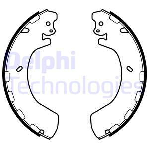 Set saboti frana puntea spate (LS2057 DLP) HYUNDAI,OPEL