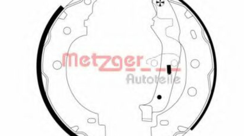 Set saboti frana RENAULT KANGOO Express (FC0/1) (1997 - 2007) METZGER MG 706 piesa NOUA