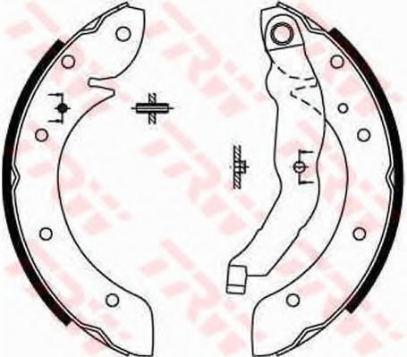 Set saboti frana RENAULT MEGANE I Scenic (JA0/1) (1996 - 2001) TRW GS8567 piesa NOUA