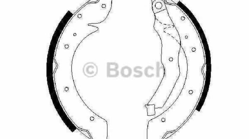 Set saboti frana RENAULT SCÉNIC II JM0/1 BOSCH 0 986 487 528