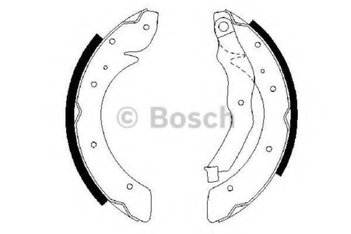 Set saboti frana RENAULT SCENIC I (JA0/1) (1999 - 2003) BOSCH 0 986 487 528 piesa NOUA