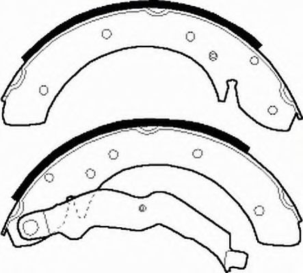 Set saboti frana RENAULT SCENIC I (JA0/1) (1999 - 2003) FERODO FSB529 piesa NOUA