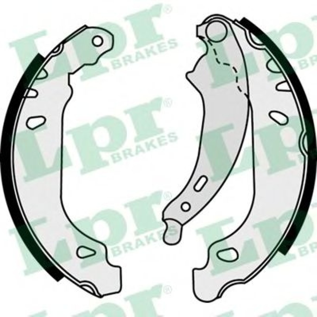 Set saboti frana RENAULT SYMBOL II (LU1/2) (2008 - 2013) LPR 07490 piesa NOUA