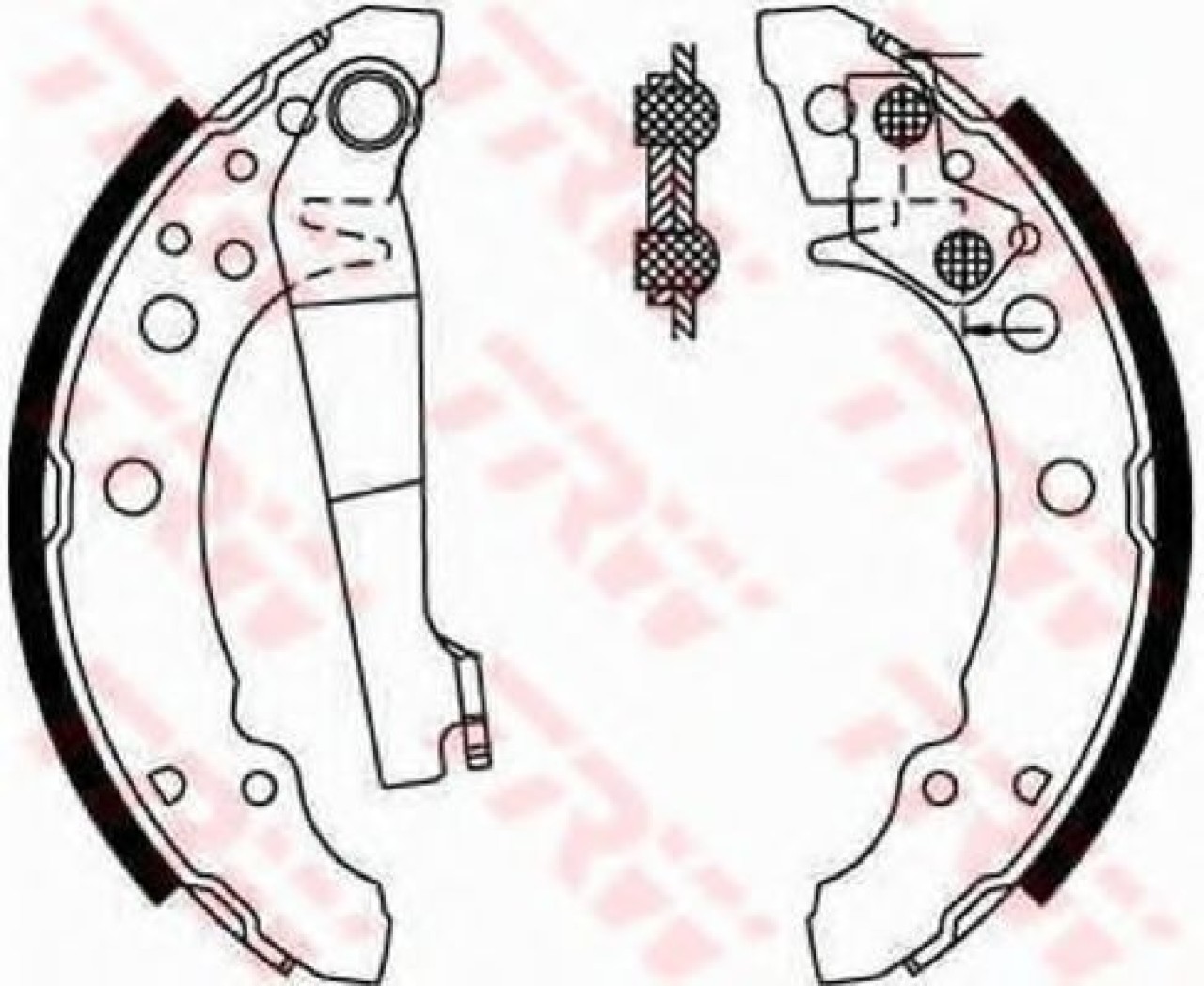 Set saboti frana SEAT AROSA (6H) (1997 - 2004) TRW GS8166 piesa NOUA