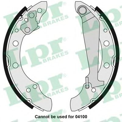 Set saboti frana SEAT CORDOBA (6L2) (2002 - 2009) LPR 05730 piesa NOUA