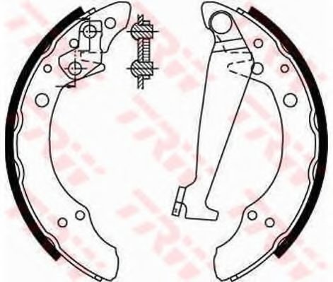 Set saboti frana SEAT CORDOBA (6L2) (2002 - 2009) TRW GS8526 piesa NOUA