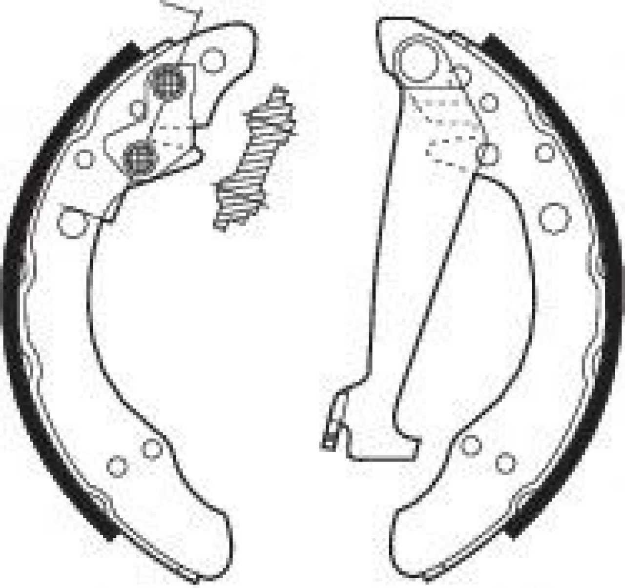 Set saboti frana SEAT CORDOBA (6L2) (2002 - 2009) FERODO FSB408 piesa NOUA