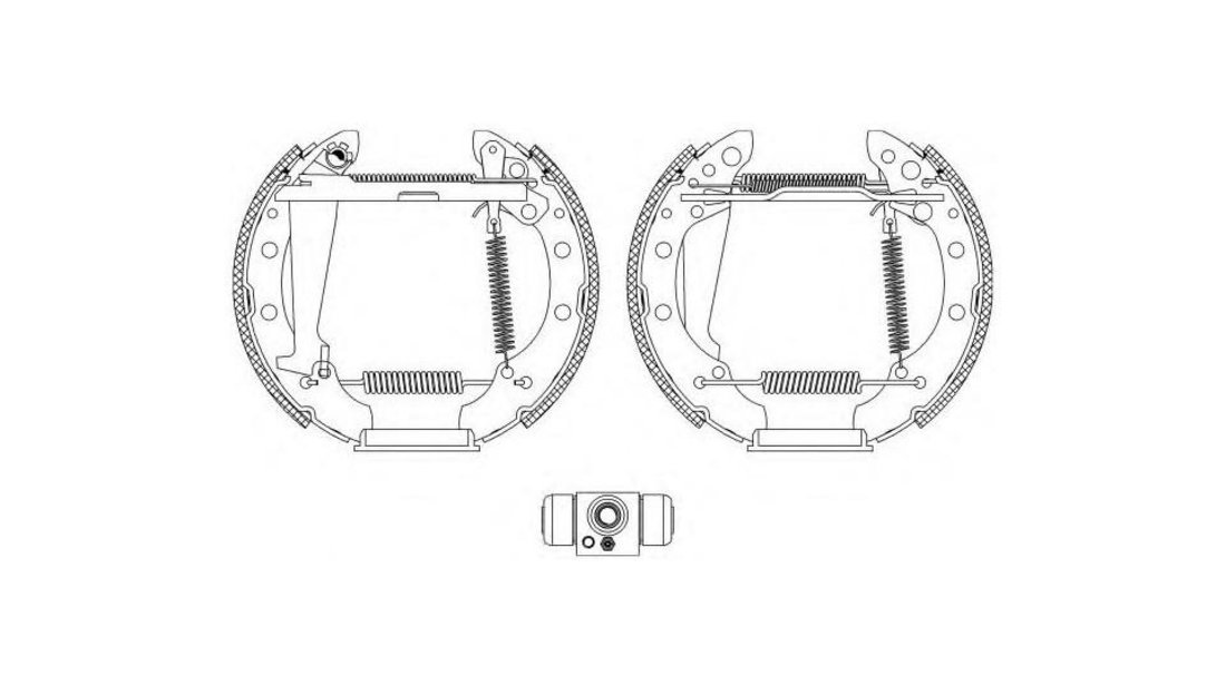 Set saboti frana Seat SEAT CORDOBA (6K1, 6K2) 1993-1999 #2 007440071A