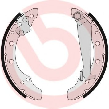 Set saboti frana SEAT TOLEDO I (1L) (1991 - 1999) BREMBO S 85 511 piesa NOUA