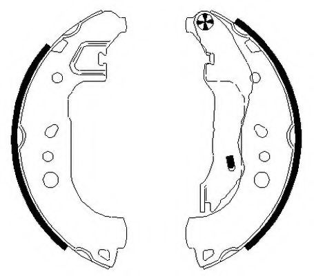 Set saboti frana SEAT TOLEDO IV (KG3) (2012 - 2016) TEXTAR 91080100 piesa NOUA