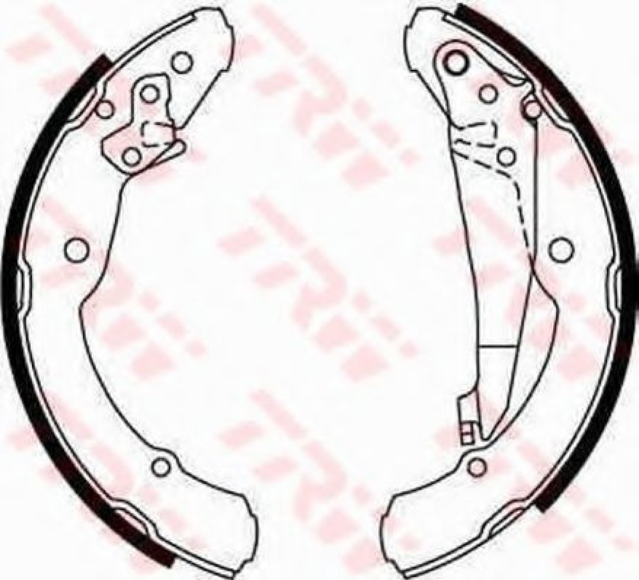 Set saboti frana SKODA OCTAVIA I Combi (1U5) (1998 - 2010) TRW GS8639 piesa NOUA