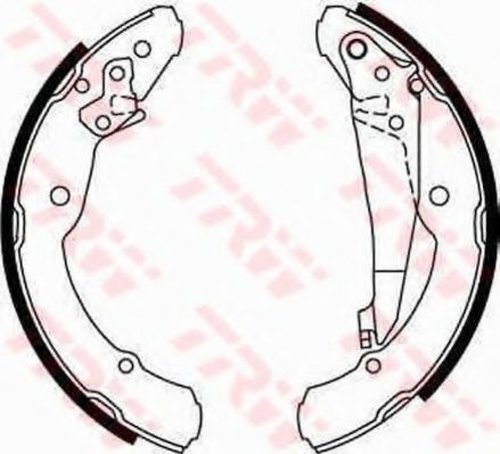 Set saboti frana SKODA OCTAVIA II Combi (1Z5) (2004 - 2013) TRW GS8639 piesa NOUA
