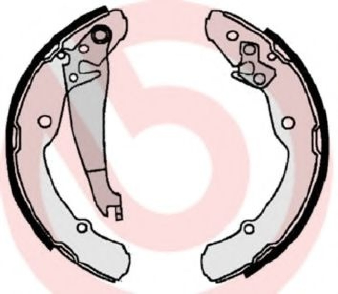 Set saboti frana SKODA ROOMSTER (5J) (2006 - 2015) BREMBO S 85 516 piesa NOUA