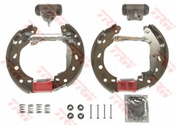 Set saboti frana SMART FORTWO Cabrio (451) (2007 - 2016) TRW GSK1559 piesa NOUA