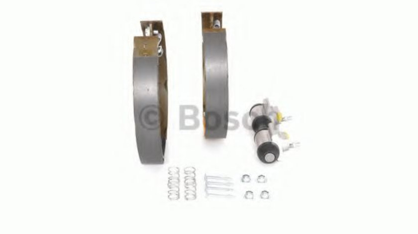 Set saboti frana SMART FORTWO Cupe (451) (2007 - 2016) BOSCH 0 204 114 676 piesa NOUA