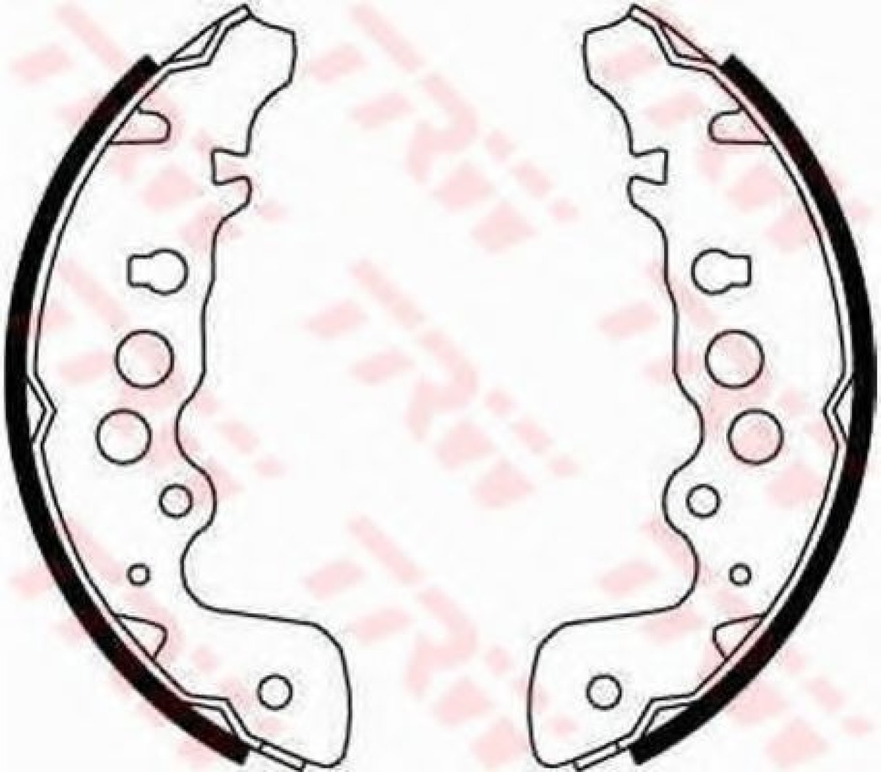 Set saboti frana SUZUKI GRAND VITARA II (JT) (2005 - 2016) TRW GS8670 piesa NOUA