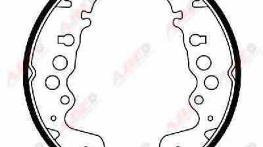 Set saboti frana SUZUKI GRAND VITARA II JT ABE C08018ABE