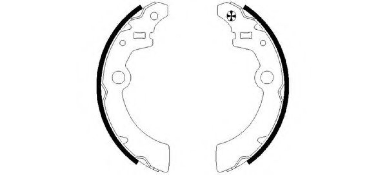 Set saboti frana SUZUKI IGNIS I (FH) (2000 - 2005) TEXTAR 91058500 piesa NOUA