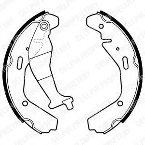 Set saboti frana SUZUKI IGNIS II (2003 - 2016) DELPHI LS1990 piesa NOUA