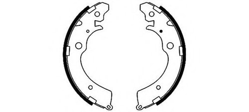 Set saboti frana SUZUKI JIMNY (FJ) (1998 - 2016) TEXTAR 91042300 piesa NOUA
