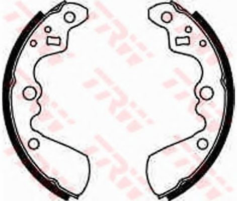 Set saboti frana SUZUKI SWIFT II Hatchback (EA, MA) (1989 - 2005) TRW GS8597 piesa NOUA