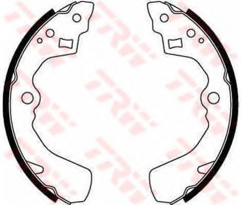 Set saboti frana SUZUKI SWIFT III (MZ, EZ) (2005 - 2016) TRW GS8549 piesa NOUA