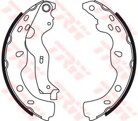 Set saboti frana SUZUKI SX4 (EY, GY) (2006 - 2016) TRW GS8743 piesa NOUA