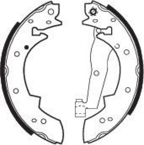 Set saboti frana SUZUKI VITARA Cabrio (ET, TA) (1988 - 2002) FERODO FSB173 piesa NOUA