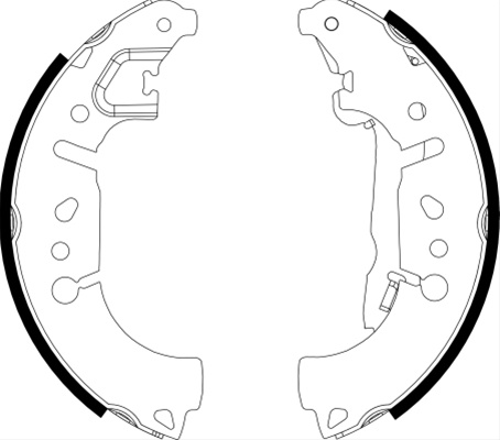 Set Saboti Frana Textar Fiat 91081500