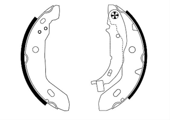 Set Saboti Frana Textar Mercedes-Benz 91053000