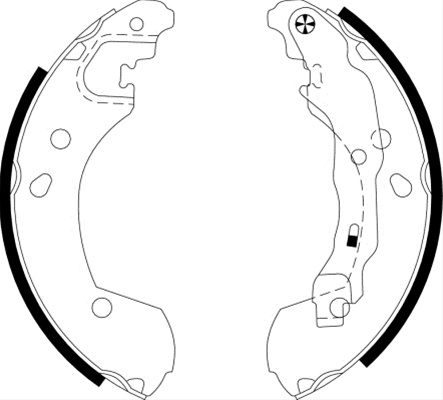 Set Saboti Frana Textar Nissan 91062600