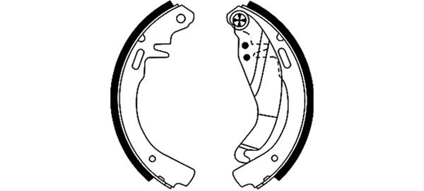 Set Saboti Frana Textar Opel 91019700