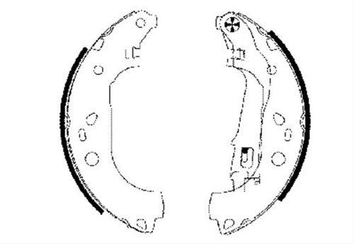 Set Saboti Frana Textar Opel 91062000