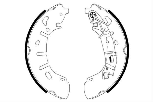 Set Saboti Frana Textar Opel 91079300