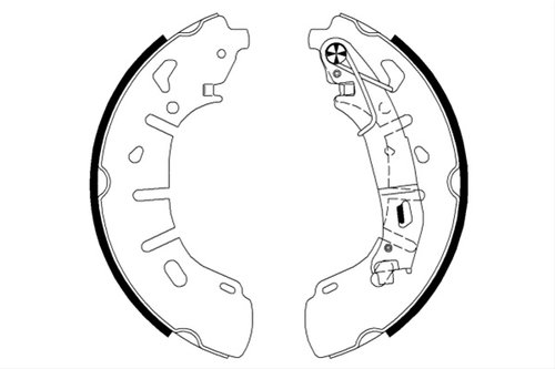 Set Saboti Frana Textar Opel 91079300