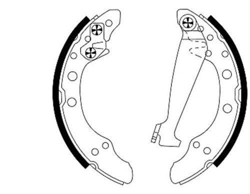 Set Saboti Frana Textar Vw 91044700