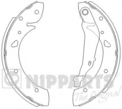 Set saboti frana TOYOTA AVENSIS (T22) (1997 - 2003) NIPPARTS J3502069 piesa NOUA