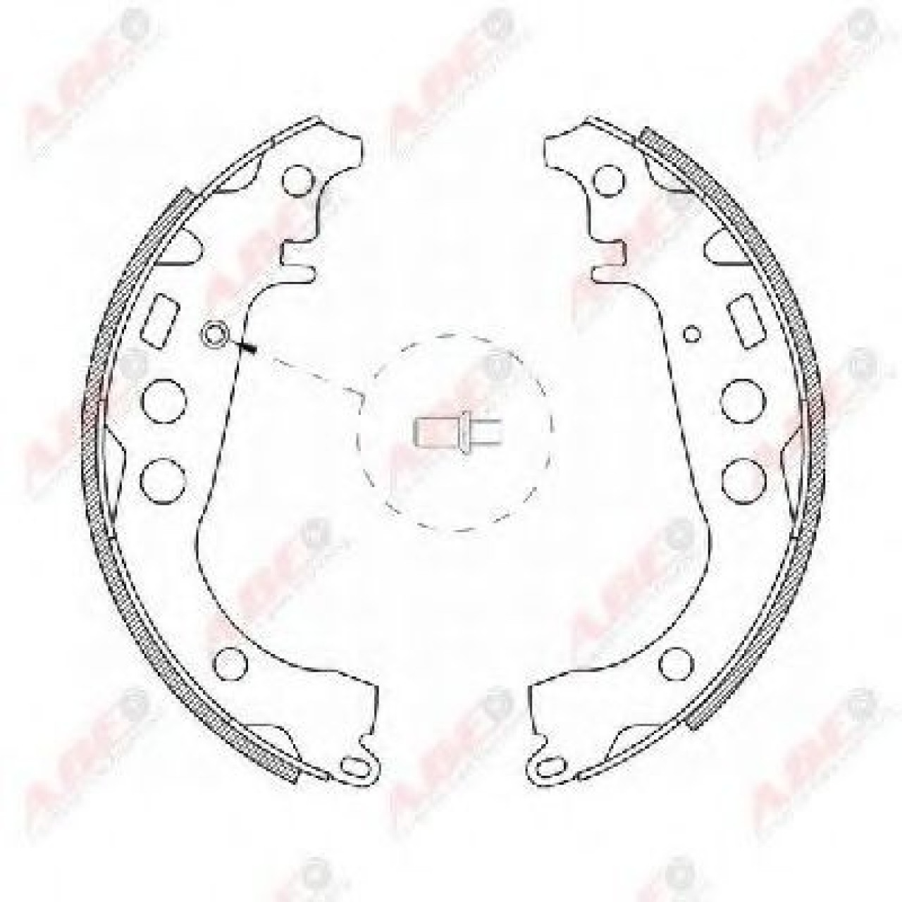 Set saboti frana TOYOTA CELICA (ZZT23_) (1999 - 2005) ABE C02059ABE piesa NOUA