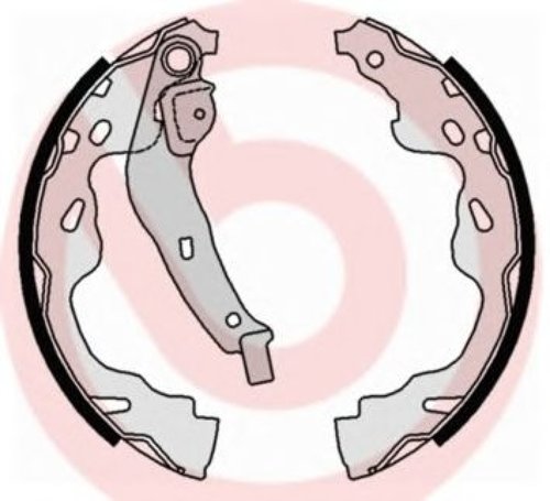 Set saboti frana TOYOTA COROLLA Verso (ZER, ZZE12, R1) (2004 - 2009) BREMBO S 83 509 piesa NOUA