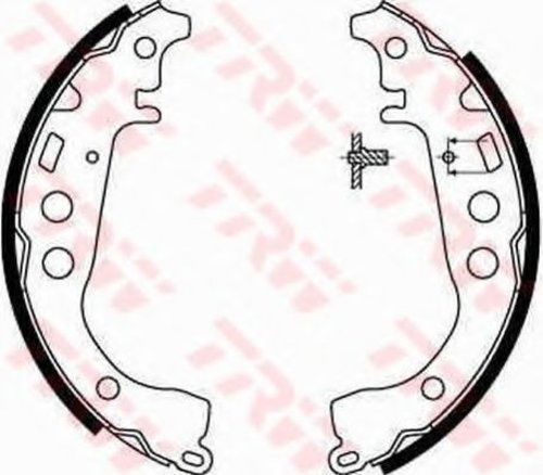 Set saboti frana TOYOTA PRIUS Hatchback (NHW2) (2003 - 2009) TRW GS8673 piesa NOUA