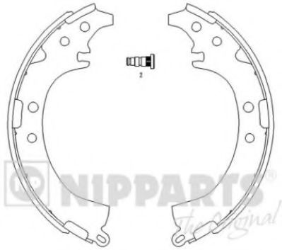 Set saboti frana TOYOTA RAV 4 I (SXA1) (1994 - 2000) NIPPARTS J3502050 piesa NOUA